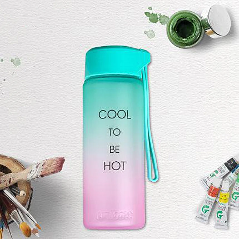 Creative Colorful Plastic Water Bottle Simple Leakproof Spacecup Portable Tritan BPA free Sports Kettle 360ml SH138 New Arrival | Дом и сад