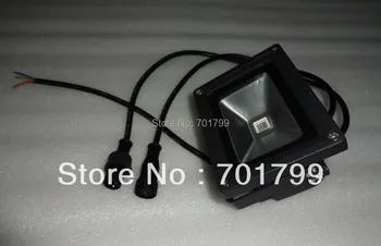 

DC12V input 10W RGB DMX LED flood light;IP66;high quality;with 15mm 3 core waterproof connector for dmx