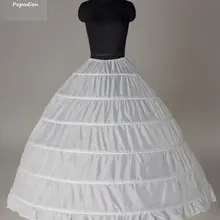 Торжественные платья кринолин юбки большие размеры jupon Тюль Mariage белое свадебное Underskirt суеты кринолин WAS10025