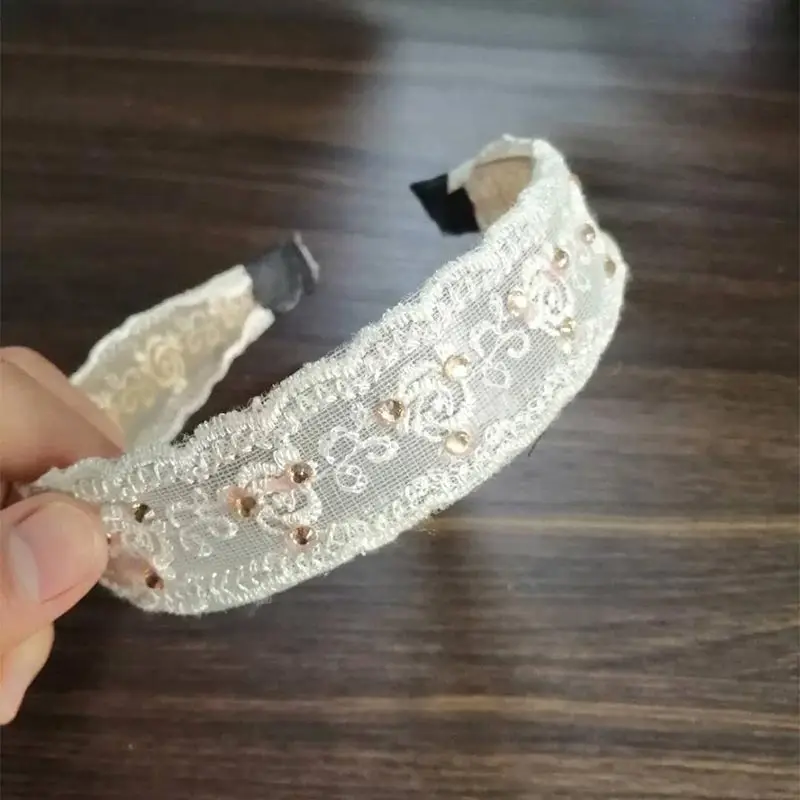 TB1061 корейский широкий кристалл цветок принцесса Hairbands свадебная диадема головная повязка, аксессуары для волос головные уборы для волос