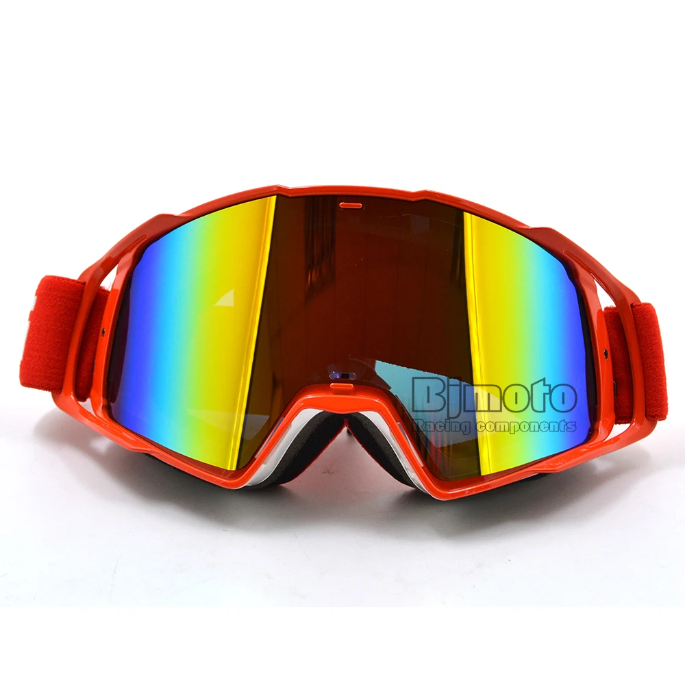 MG 021A WH RD Color Lens Goggle Off Road Motocross Goggles Glasses