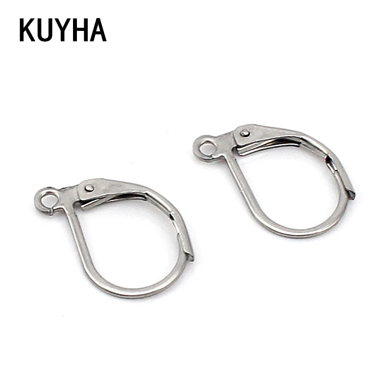 Jewellery Компоненты серьги застежками и крючки Leverback оптовая продажа 316L нержавеющая
