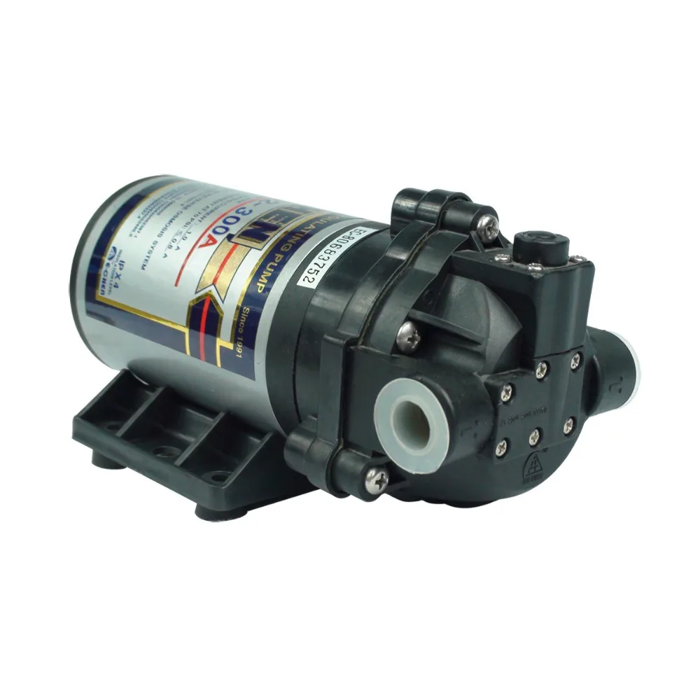 

DC 24V Domestic Booster Pump 150GPD Diaphragm Pump 30 PSI Self-priming Pump