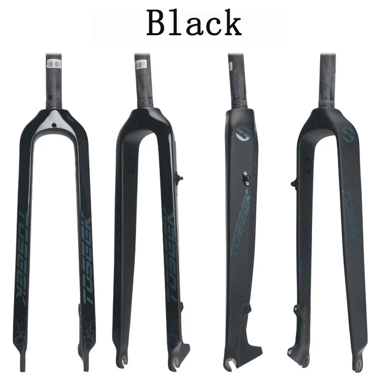 

26 27.5 29er carbon fork Mountain Bike Fiber Hard Fork High Speed Disc Brake Mtb 3K Bicycle front fork 6 Colors