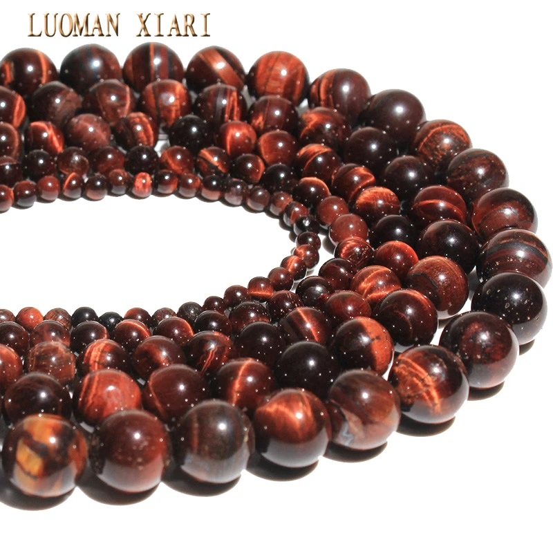 Wholesale 5 Strands 6mm AAA Red Jasper Round Loose Beads 15" AAA+ 