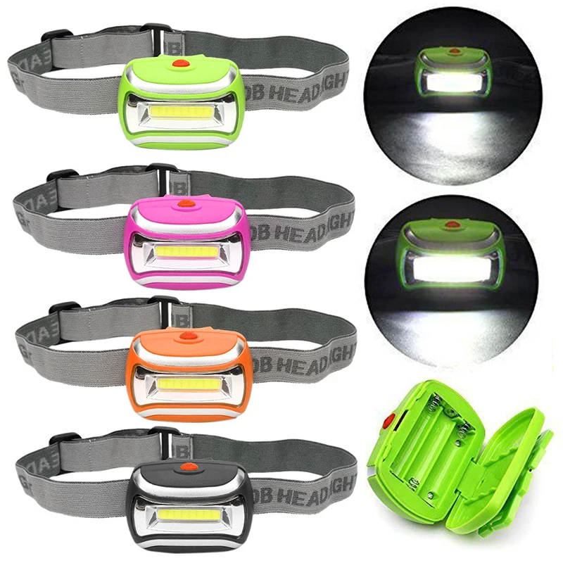 600LM COB LED Headlamp Adjustable Angle Camping Headlight Mini Torch Flashlight 2019 New