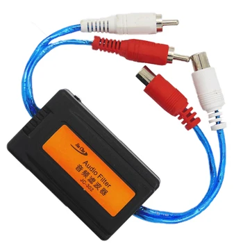 

Hot Sell Noise Filter 3.5MM Car RCA Amplifier Suppressor 6.3*3.8*3CM Ground Loop Isolator 1PC High Quality Easy to install
