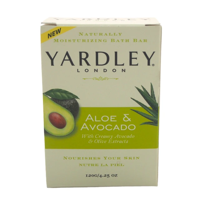 Aloe & Avocado Bar Soap by Yardley London for Unisex - 4.25 oz Soap