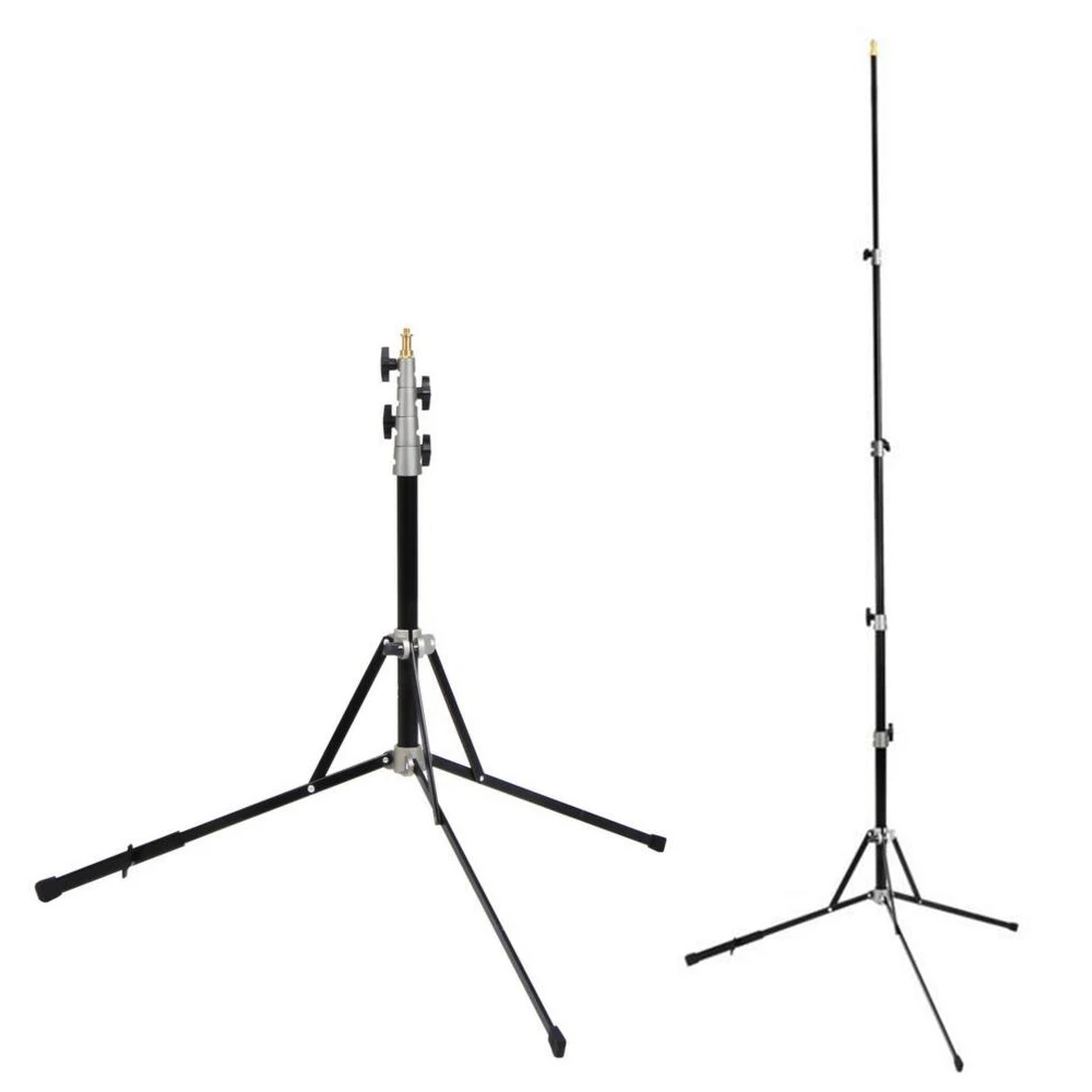 

Deventer Photo Studio 240cm 5KG Light Stand Photographic Ring light Softbox Reflective umbrella Tripods 1/4-3/8 Screw