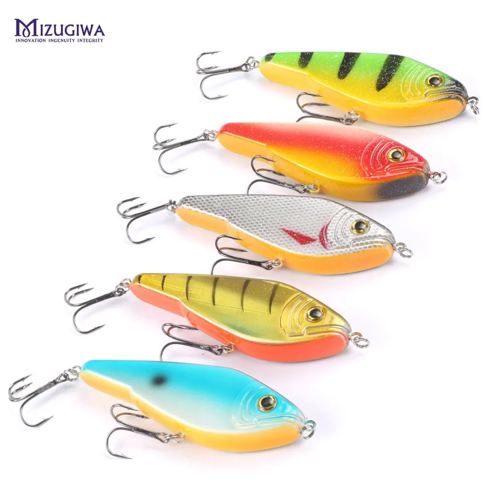 

MIZUGIWA Fishing Tackle Pike LUNDBERG STALKER JERKBAIT MUSKY MUSKIE PIKE BASS Lure Bait 120mm 50g 3D Eyes Slow Sinking Dur