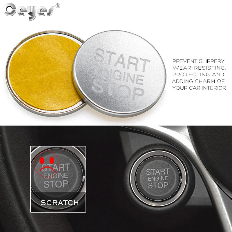 Car Start Engine Button Key Ring for ALFA ROMEO (7)