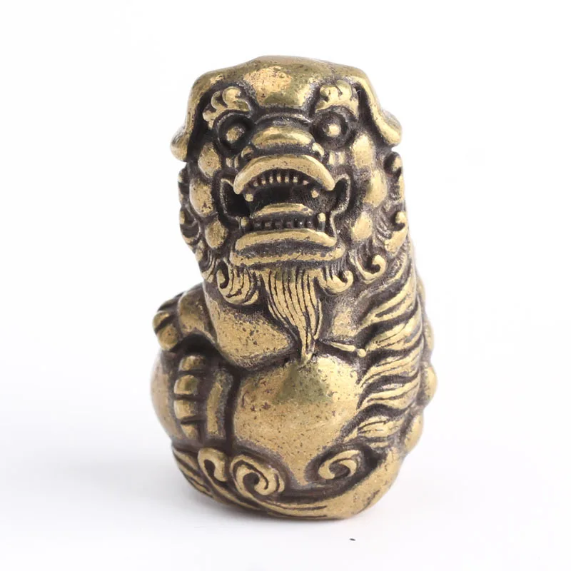 

Copper Lion Ball Creative Money Arrangement Decorative Crafts