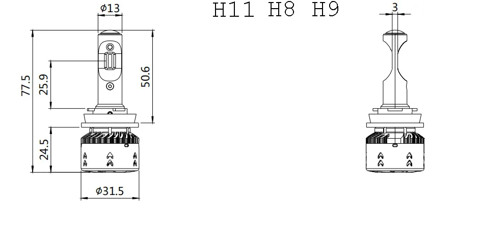 Nuova coppia 55 Вт V6 H4 H7 H8 H11 9005 9006 H1 D2S светодиодный Авто фару Nebbia Lampadina di конвертер комплект W/Авто Уровень Perline лампада