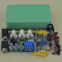 DIY задержки-1 гитары Комплект педалей с 3PDT 9-контактный разъем для гитары для создания спецэффектов Stomp Switch Bypass