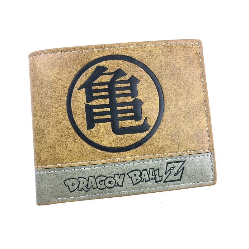 

Khaki Color : Dragon Ball Son Goku/Kakarotto Anime PU Wallet High Quality Card Holder Master Roshi Money Bag NEW Design Purse