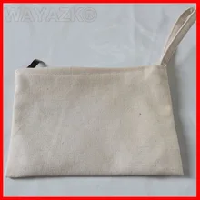 5 шт./лот Высококачественная косметика полотняная Сумочка с застежкой-молнией