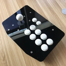 Botões brancos preto arcade joysticks Game Controller para o jogo de computador Lutadores de Rua