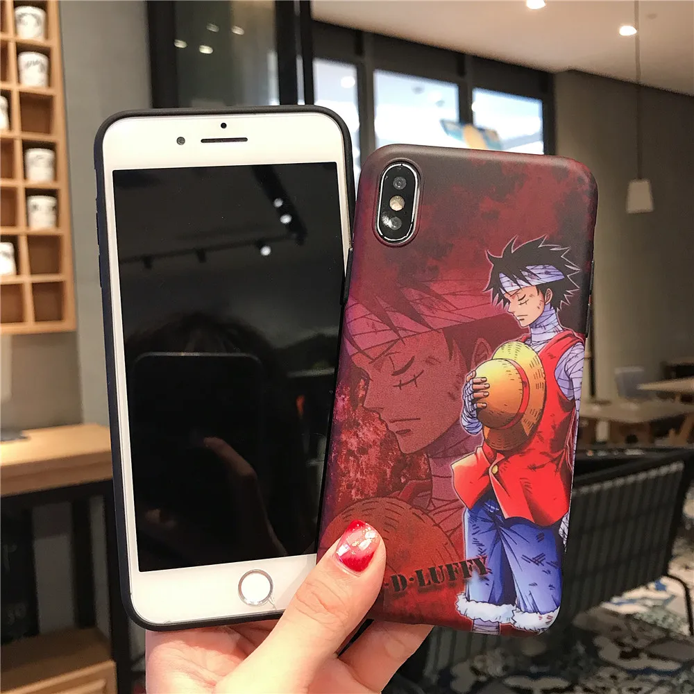 One Piece funda Case for iphone 11 Pro Max Japan Anime Luffy Zoro Naruto TPU back cover for iPhone XR XS Max 8 7 6 6S Plus Coque