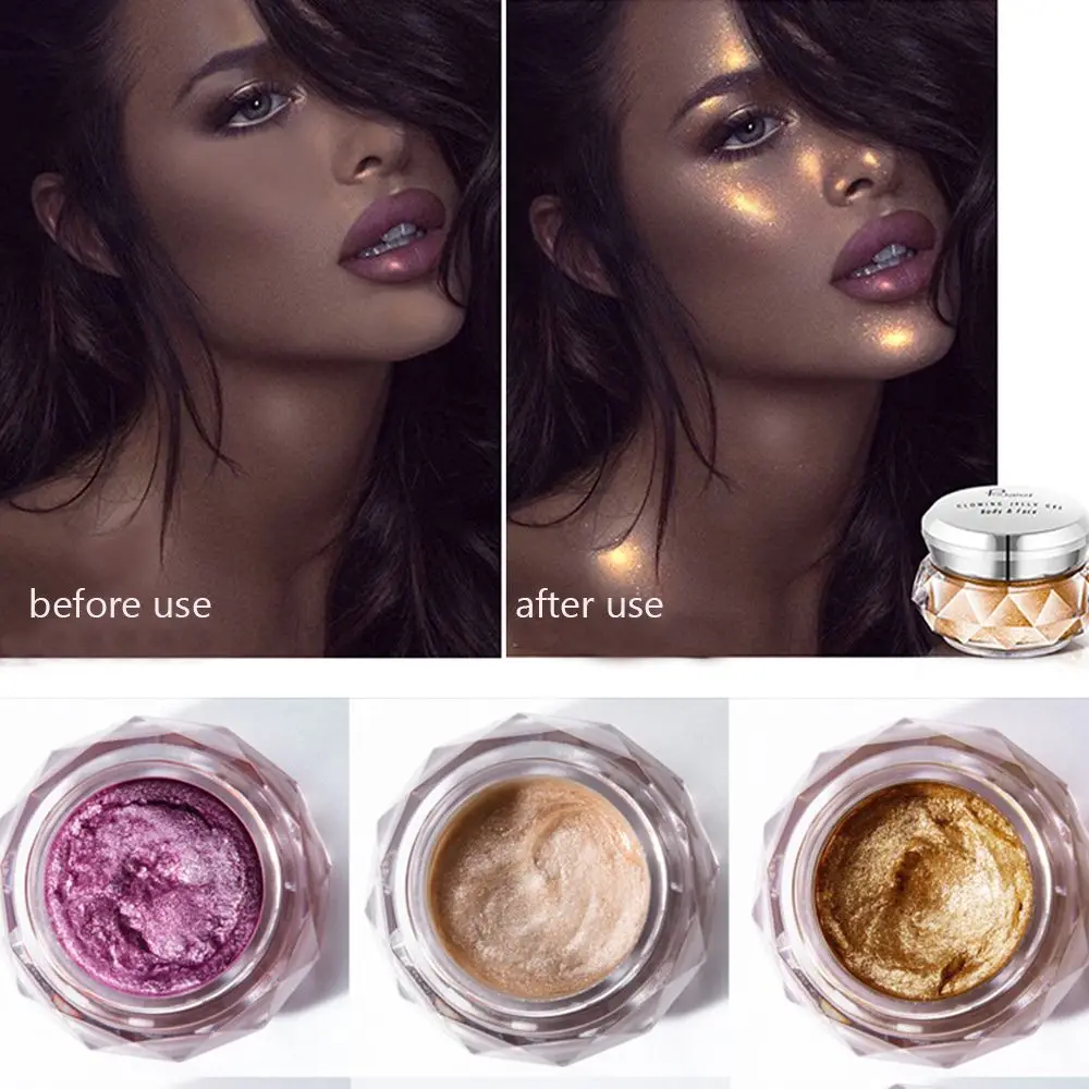 

8 Colors Fashion Mermaid Eye Shadow Women Shiny Waterproof Lasting High Gloss Liquid Eye Shadow Powder