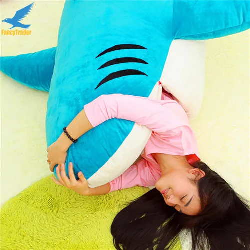 Fancytrader Huge Giant Shark Sleeping Bag Beanbag Sofa Bed Carpet Tatami Plush Stuffed 2 Colors FT90358 (6)