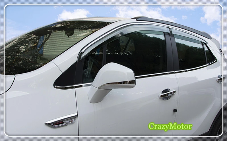 Window Visors Sun Rain Guard Vent Deflectors for Opel Mokka 2012-2019 Window Visors Sun Rain Guard Vent Deflectors for Opel Mokka 2012-2019