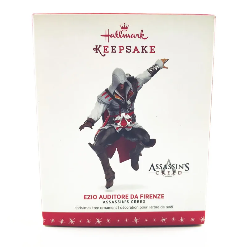 

1piece ASSASSINS CREED EZIO figure toys christmas tree ornament toys