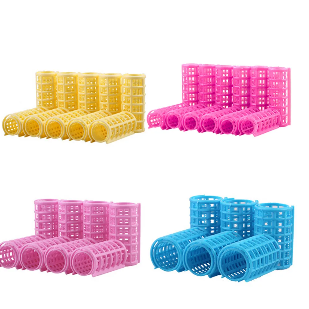 

Plastic Hair Curlers Roller Makeup DIY Hair Styling Roller Hair Curlers Clips for Women Girls Useful Tool