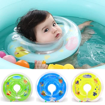 

Swiming pool Baby Accessories Swim Neck ring Baby Inflatable Float Ring Safety Infant baby Neck Float Circle Bathing accesorios