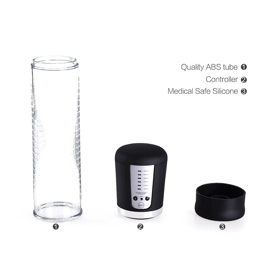 USB recargable eléctrico bomba de pene automático bomba de vacío más grande potente extensor de pen