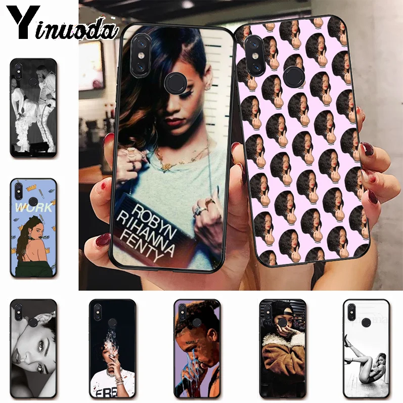 

Ynuoda Rihanna Anti Work New Arrival Phone Ultrathin Case for xiaomi mi 8 se 6 note3 redmi 5 5plus note 5 case coque