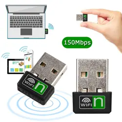 USB Wifi адаптер 150 Мбит/с беспроводной WiFi адаптер сети Lan Карта Dongle MT7601 для ПК ноутбука