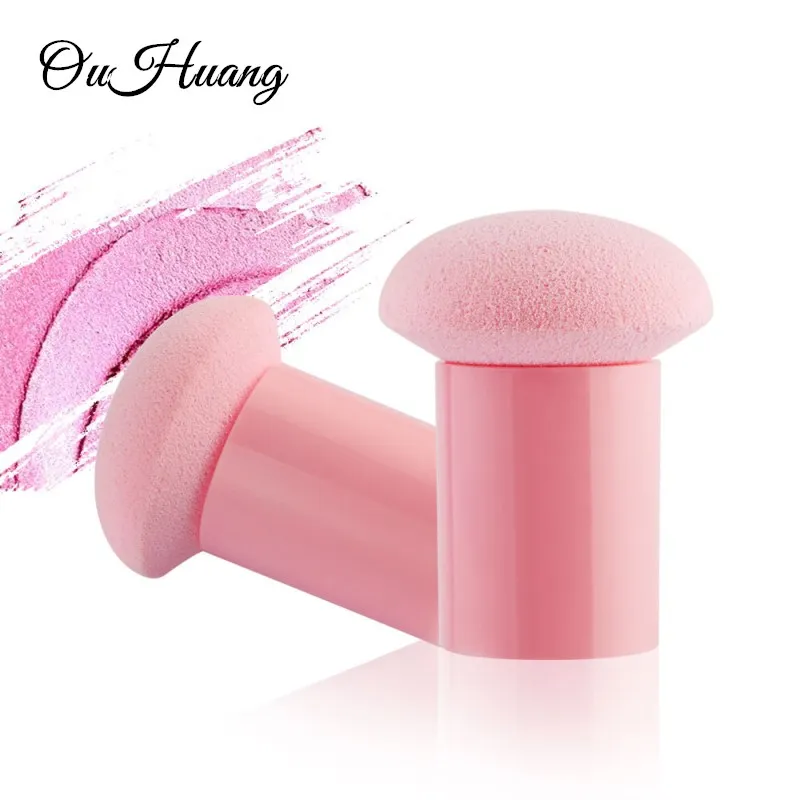 

1Pcs Cute Soft Makeup Foundation Puff Cosmetics Sponge Brush Colorful T-shaped Handle Powder Smooth Face Make Up Beauty Tool
