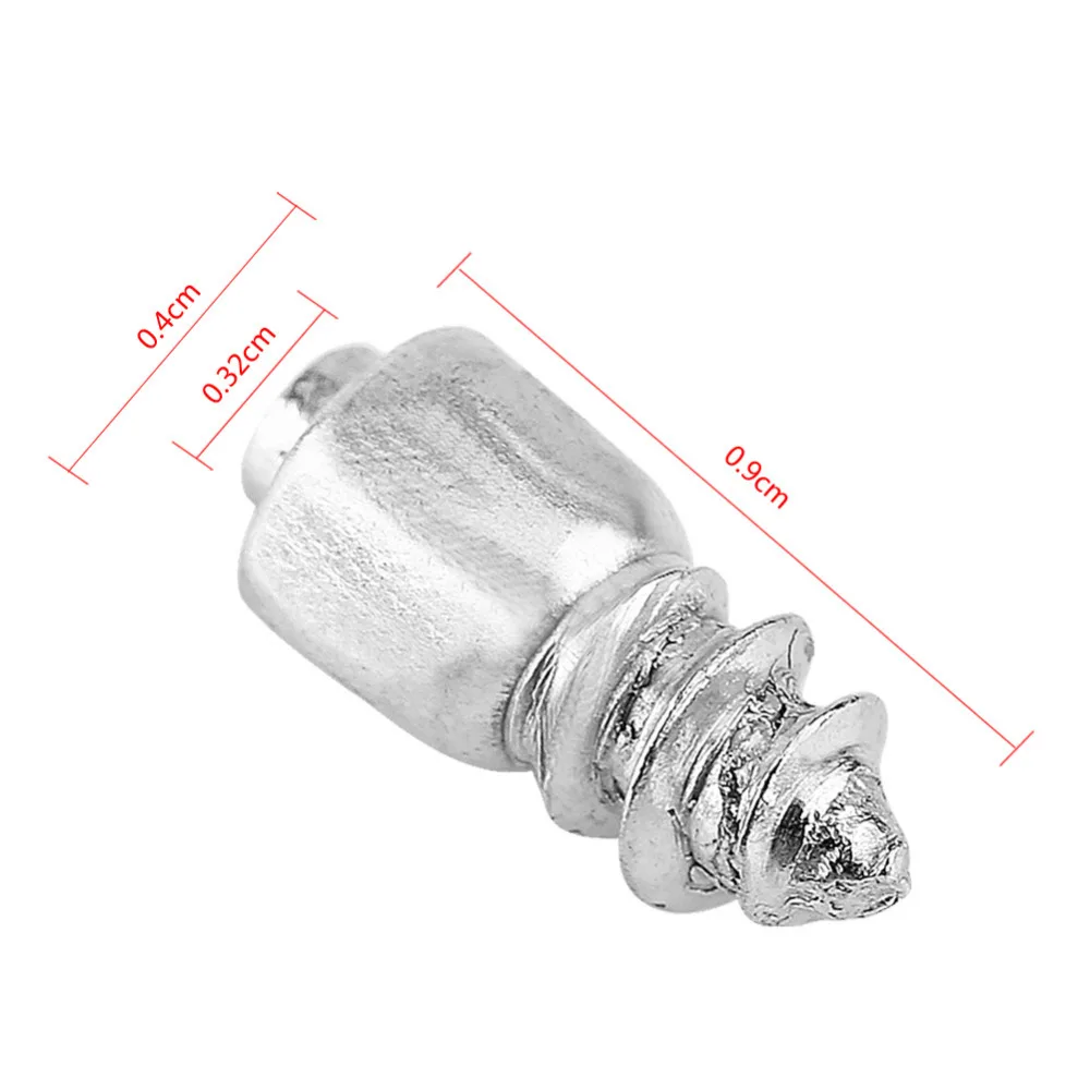 100 шт./компл. шип протектора шины винт 9 мм Противоскользящий винт шип шины цепи снега шипы отделка для мотоцикл машина грузовик