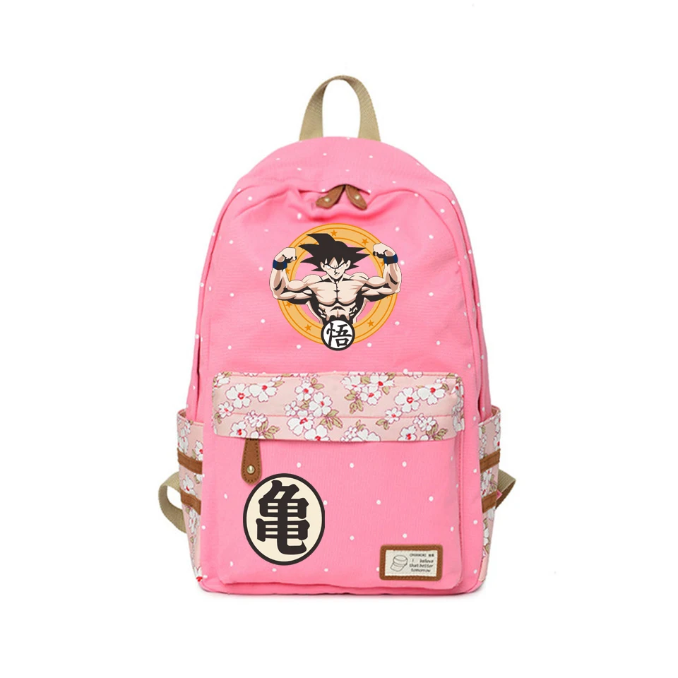 

Frdun Tommy DRAGON BALL Backpack Flower Wave Point Rucksacks For Teenagers Japanese Cool Backpacks Kids High Quality Stylish