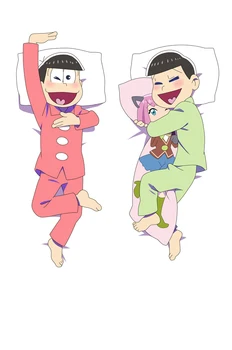 

May update Anime Mr. Osomatsu characters Osomatsu Matsuno & Ichimatsu Todomatsu Dakimakura pillow cover hugging Body pillowcase