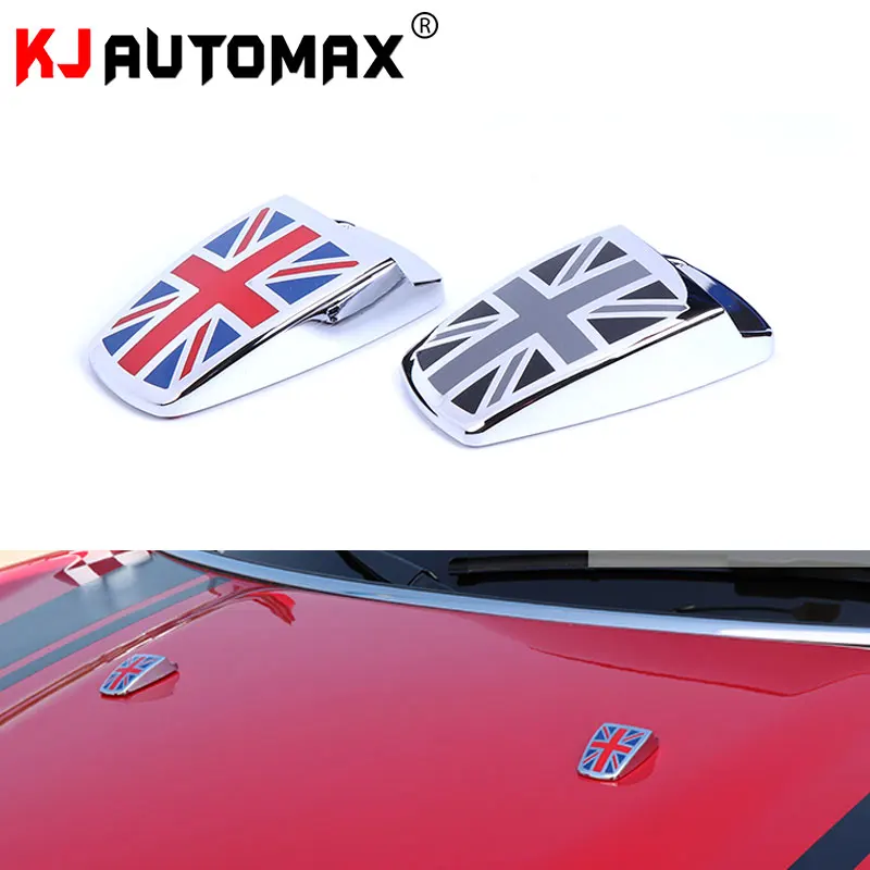 

KJAUTOMAX for Mini Cooper R55 R60 Sprinkler Cover Aluminum alloy GreyJack UnionJack