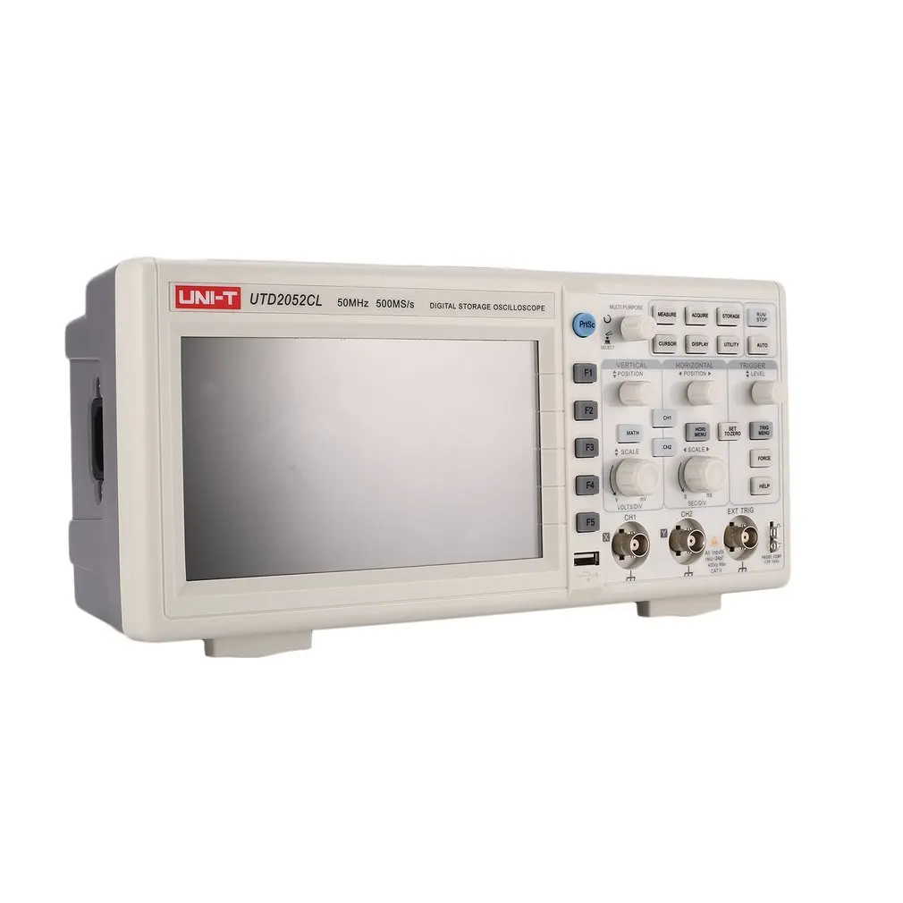 UNI T UTD2052CL цифровой осциллограф 50 мГц 2 Каналы запись USB генератор сигналов