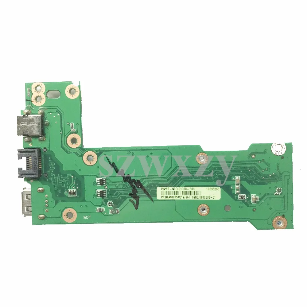 60 N0DIO1000 для ноутбука ASUS K42J K42JC K42JR K42JZ K42JY K42JV USB плата постоянного тока