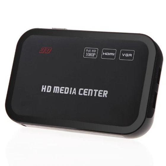  Full HD 1080P Media Player Center RM/RMVB/AVI/MPEG Multi Media Video Player with HDMI YPbPr VGA AV 