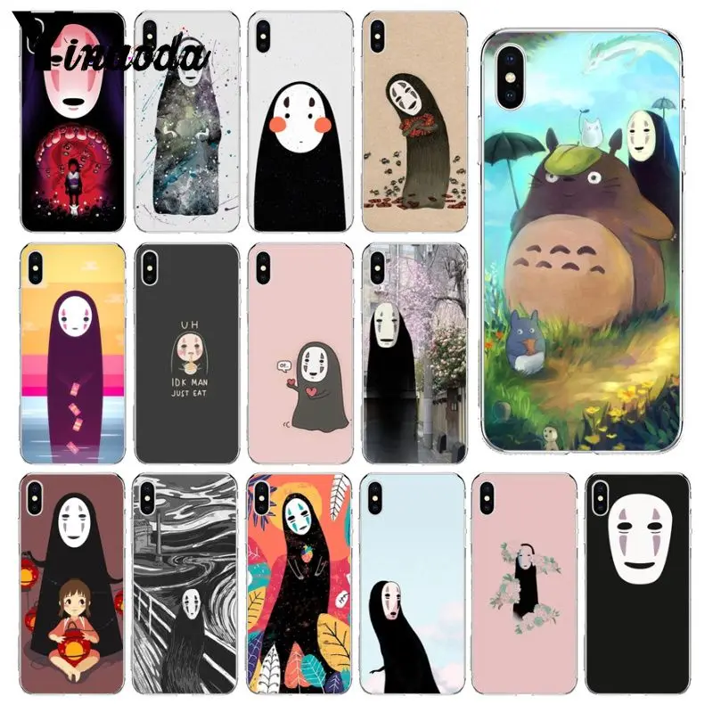 Yinuoda чехол для телефона с изображением аниме Ghibli Миядзаки без лица iPhone X XS MAX 6 6s 7