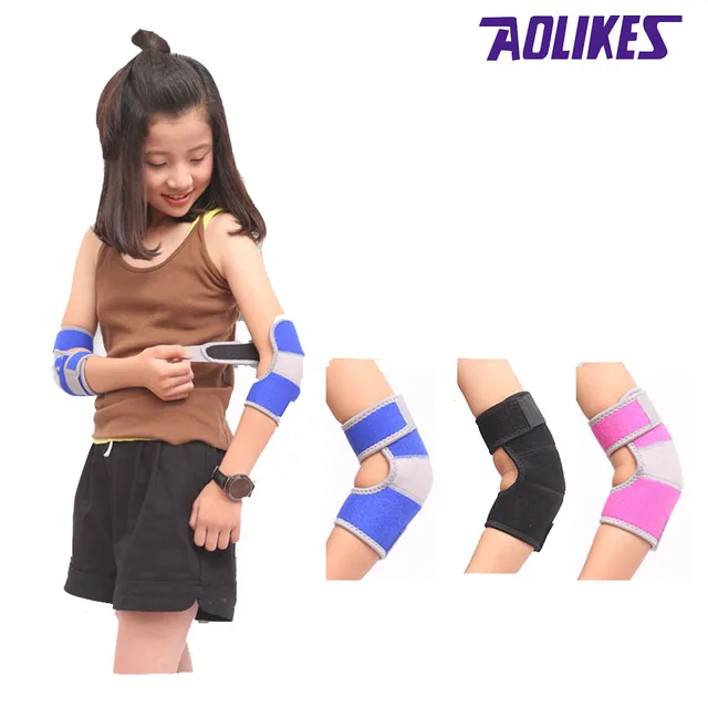 AOLIKES 1 Pair Children Elbow Support Kids Elbow Protection Anti drop