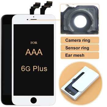 

5PCS 100% New No Dead Pixel Screen Pantalla AAA For iPhone 6 plus LCD Display with Touch Digitizer Spare Parts Free Shipping