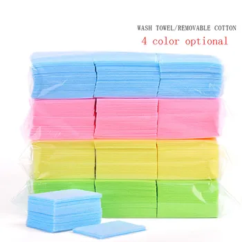 

600 pcs Hot Sale 4 color Gel Polish Nail Remover Wipes Cotton Clean Gel Remover Pads Manicure Nail art Tool