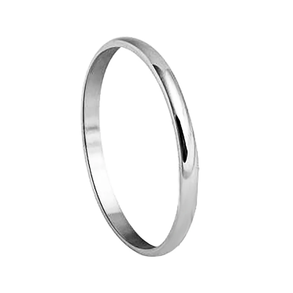 Fashion Women Men Titanium Steel Wedding Band Tail Ring Couple Finger Jewelry