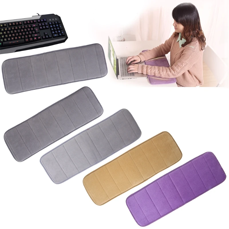 Ультра мягкие налокотники коврик для мыши ультра памяти хлопок клавиатура коврик пот-абсорбент против скольжения для офиса рабочего стола