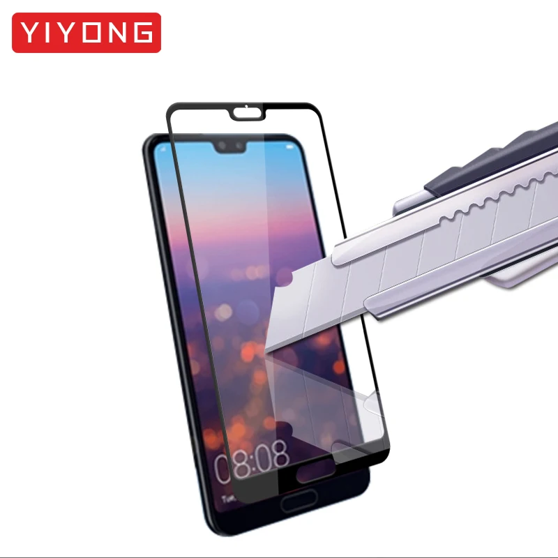 YIYONG 5D полное покрытие стекло для huawei P20 Pro Закаленное протектор экрана