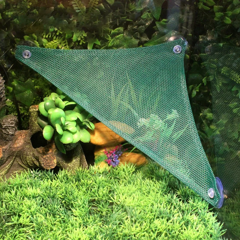 Pet гамак из морских водорослей сетки Спящая кровать игрушки Оксфорд ткань качели восхождения продукты присоска для змеи ящерицы Декор жилища