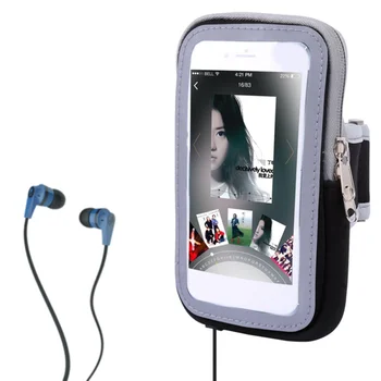 

18*10 cm Arm Running Bags 5.5 Inch Touch Screen Cell Phone Arms Package Sports Equipment shockproof Breathable Outdoor Run Bag