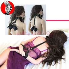 Female Hands Neck Connecting Bondage Restraints Bondage Collar Fetish Bondage Sex Toys For Women Erotic Toys Cosplay Wrist Cuffs