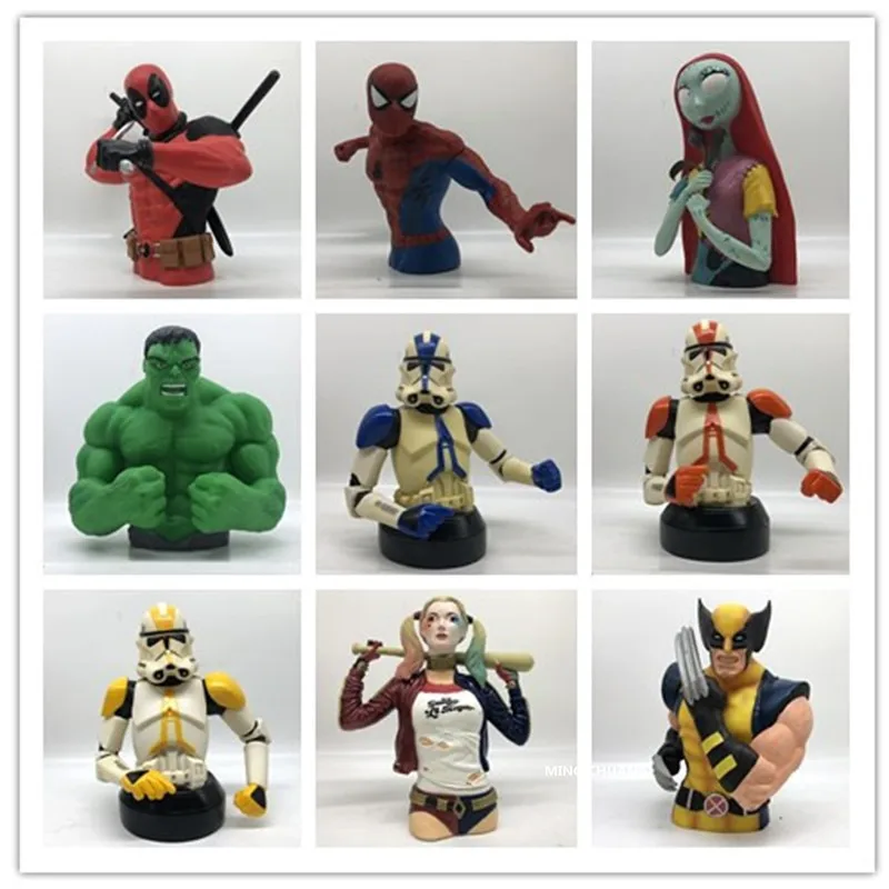 Avengers Infinity War Iron Man Ant-Man Hulk Black Warrior Clown Spider-Man Saving Box Vinyl Action Figure Toy OPP D559 Avengers Infinity War Iron Man Ant-Man Hulk Black Warrior Clown Spider-Man Saving Box Vinyl Action Figure Toy OPP D559